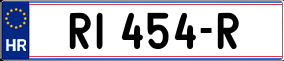 Truck License Plate